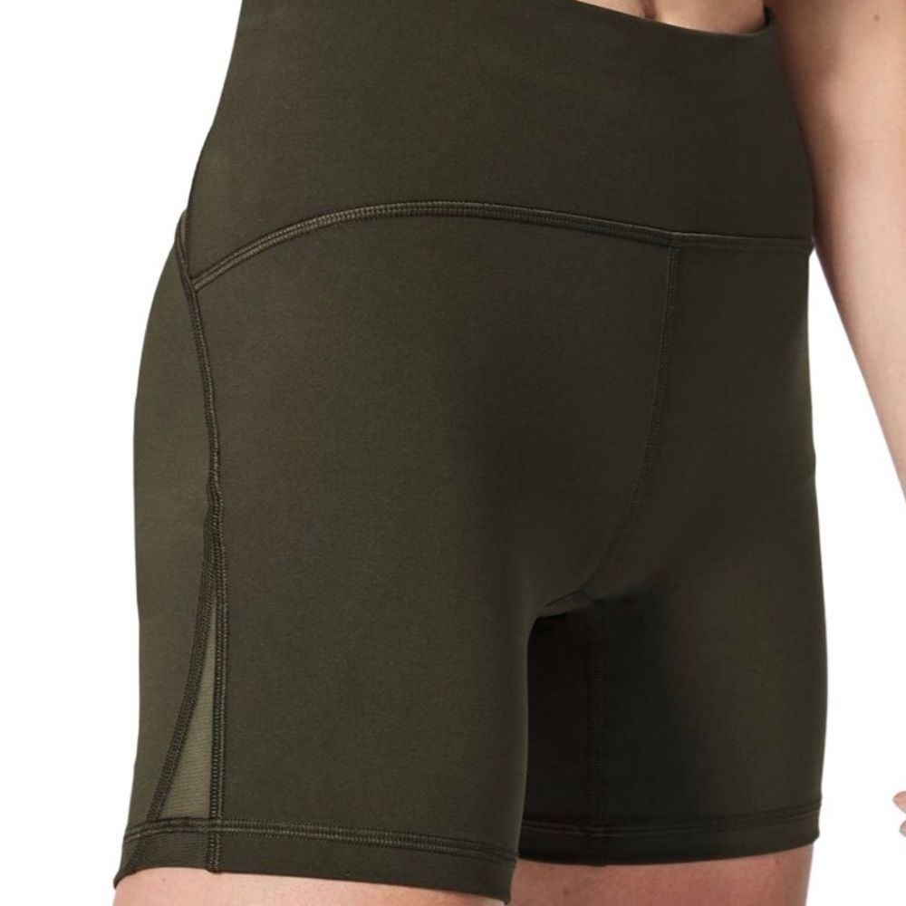 Lululemon Train Times Short 6" Inseam Dark Olive Size 8 Bike Short